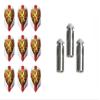 iFlight 3 Sets of Ruthless Slim Dart Flights Plus 3 Sets of Black Nylon Dart Flight Protectors (Royal Shield) view 1