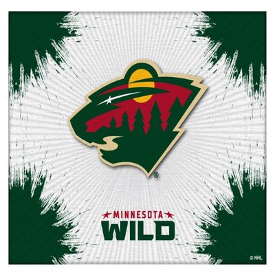 Minnesota Wild 15" x 20" Officially Licensed Logo Canvas by the Holland Bar Stool Co.