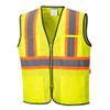 Portwest Frisco Contrast Hi-Vis Vest Visibility Reflective Safety Security Work Top ANSI 2, Yellow, 4XL view 1