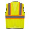 Portwest Frisco Contrast Hi-Vis Vest Visibility Reflective Safety Security Work Top ANSI 2, Yellow, 4XL view 2