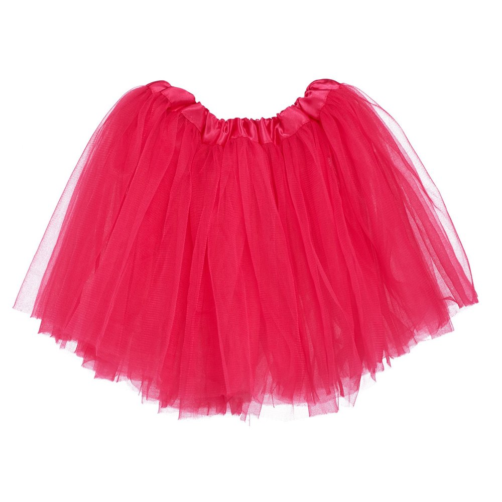 My Lello Hot Pink Little Girls Tutu 3-Layer Ballerina (10 mo - 3T)