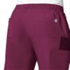 Maevn EON Men's Half Elastic 8-Pocket Cargo Scrub Pants (XX-Large, Wine) view 4