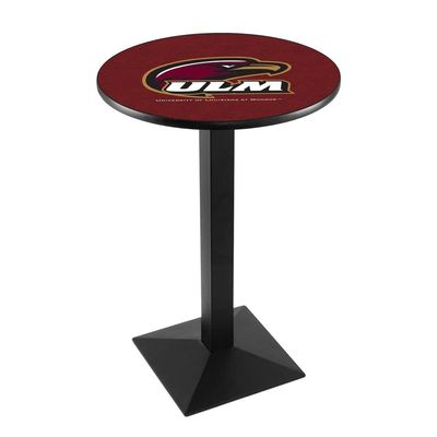 Holland Bar Stool Co. L217-36" Black Wrinkle Louisiana-Monroe Pub Table with 36" Dia. top