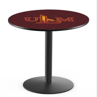 Holland Bar Stool Co. L214-36" Black Wrinkle Louisiana-Monroe Pub Table with 36" Dia. top