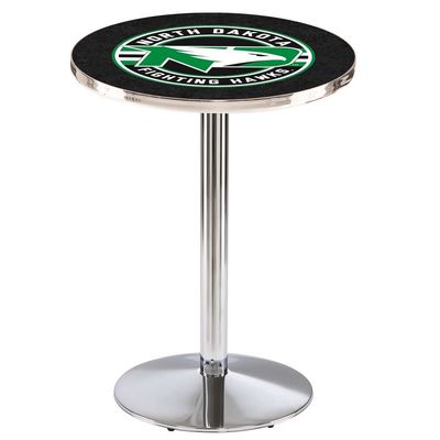 Holland Bar Stool Co. L214-42" Chrome North Dakota Pub Table with 36" Dia. top