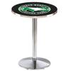 Holland Bar Stool Co. L214-42" Chrome North Dakota Pub Table with 36" Dia. top view 1