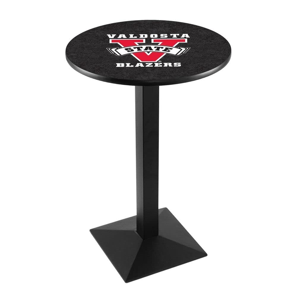 Holland Bar Stool Co. L217-36" Black Wrinkle Valdosta State Pub Table with 36" Dia. top