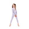 Rocky Thermal Underwear Kids Girls Thermal Underwear Set Long Johns kid Thermals Kid Base Layer kids thermals top bottom set, Lavender, Medium, Standard-185 GSM, THERMALS SET view 1
