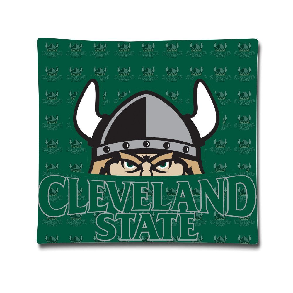 Cleveland State University CSU Cleveland State Vikings Logo Pillow Case Cushion