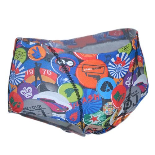 Rocket Science Sports RSS Boy Fun Swim Suits Peace Red Size 28
