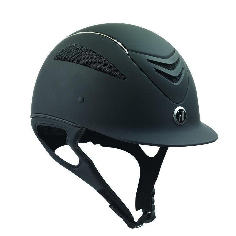 ONE K Defender Chrome Stripe, Color: Black Matte CS, Size: M (470152CBKMTMED)