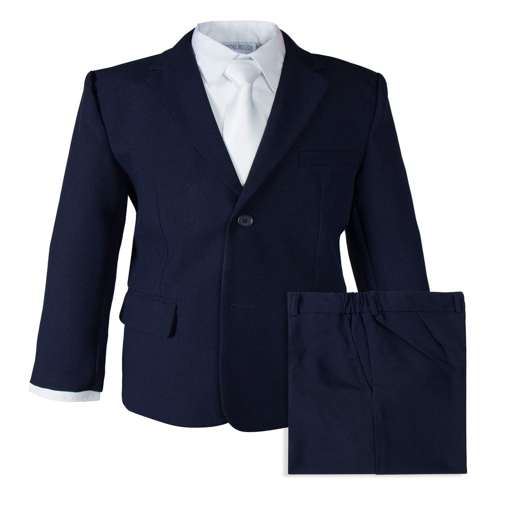 Spring Notion Big Boys' 2 Piece Suit Set L Navy