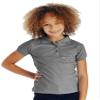 Cutie Patootie - Girls - Solid Polo Shirt w/Cute Button-Up - 4 - Grey view 1