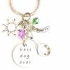 Hanalea Island Jewelry Co. Best Day Ever Rapunzel Tangled Accessories Silver Charm Keychain Gift for an Adventurous Princess | Merchandise for Women view 2