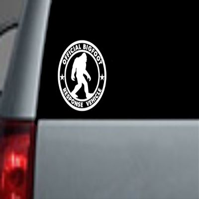 6" White Vinyl"Offical Bigfoot Response Vehicle" Decal
