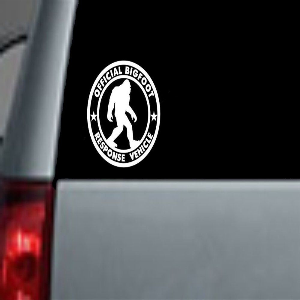 6" White Vinyl"Offical Bigfoot Response Vehicle" Decal