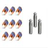 iFlight 3 Sets of Ruthless Slim Dart Flights Plus 3 Sets of Black Nylon Dart Flight Protectors (Cheeks) view 1