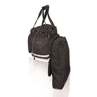 XLC Unisex  Adult's Luggage Rack Bag Carry More BA-S64, Black, 130x180x330