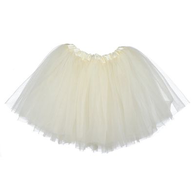 My Lello Ivory Little Girls Tutu 3-Layer Ballerina (10 mo - 3T)