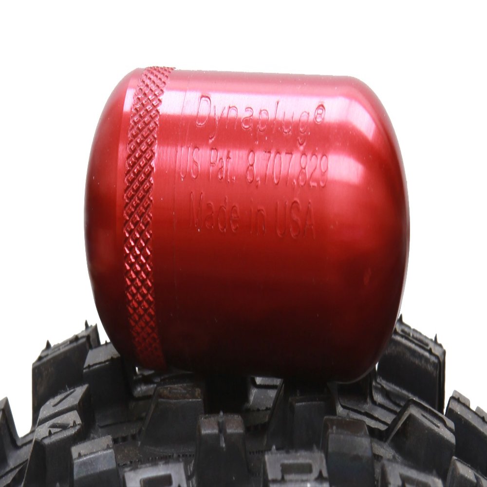 Dynaplug Bicycle Tubeless Tire Repair Tool (Small, Ano Red)