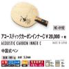 Nittaku NC-0192 Table Tennis Racket, Acocarbon Inner C, Pen Holder (Chinese Style), Special Material Included view 2