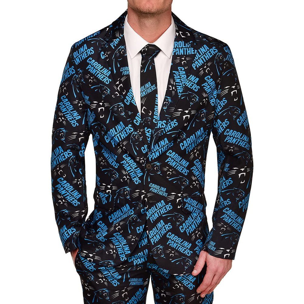 FOCO CAROLINA PANTHERS REPEAT UGLY BUSINESS SUIT - MENS SIZE 50