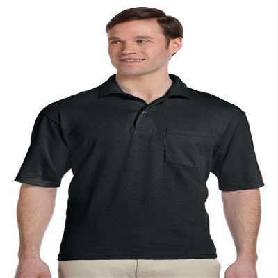 Jerzees SpotShield Jersey Knit Sport Shirt with Pocket