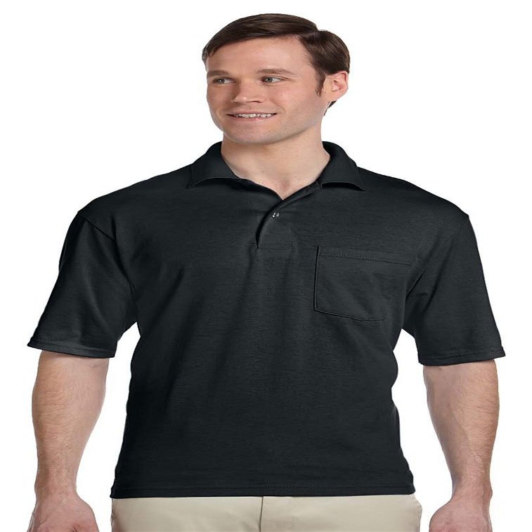 Jerzees SpotShield Jersey Knit Sport Shirt with Pocket