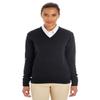 Harriton Ladies' Pilbloc V-Neck Sweater 2XL BLACK view 1
