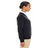 Harriton Ladies' Pilbloc V-Neck Sweater 2XL BLACK view 3