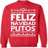 Awkward Styles 2017 Ugly Christmas Sweaters 3XL Feliz Navidad Putos