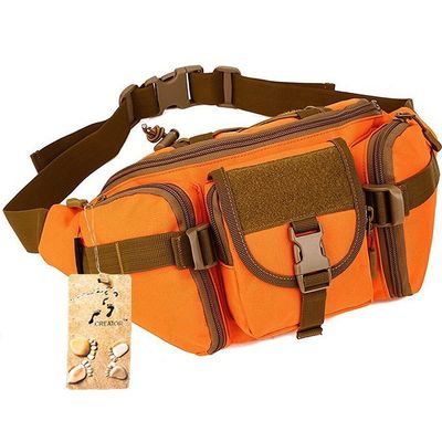 CREATOR Tactical Waist Pack Military Fanny Pack Outdoor Army Waist Bag Large Waist Pack for Daily Life Cycling Camping Hiking Hunting Fishing Black Jacinth