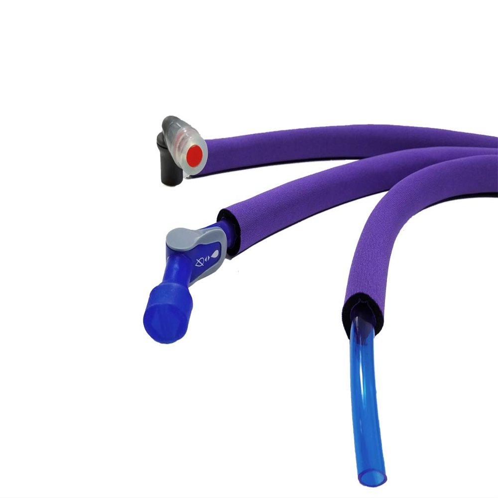 Hydration Pack Insulated Drink Tube Hose Cover Sleeve (Purple, 43)