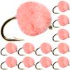CREATIVE ANGLER 12 Piece Salmon Egg Fly - Fly Fishing Accessories - Premium Fly Fishing Flies for Trout, Steelhead, and Salmon, Size 8, Peach view 1