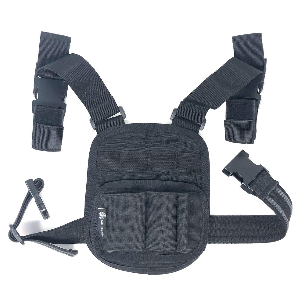 Adaptive Tactical Triple Mag Pouch for Ruger 10/22 30 Round Magazines Drop Leg Mount