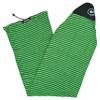 Stretch Surfboard Sock Cover - Fish Nose [CHOOSE COLOR] (Green Horizon Stripe, 6'3 Fish) view 1