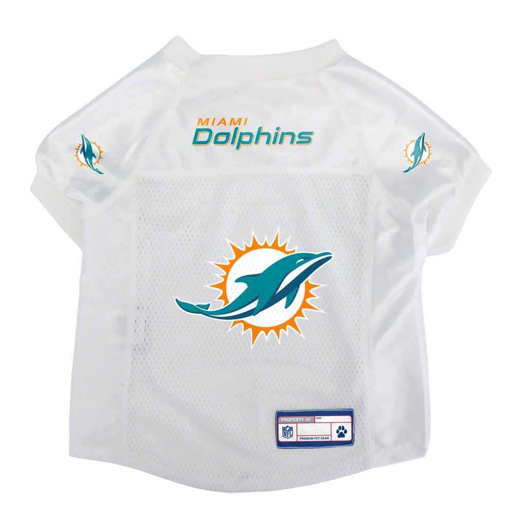 Littlearth NFL Miami Dolphins Basic Pet Jersey, Team Color, Small