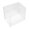 Better Display Cases Acrylic Mini - Miniature Football Helmet (not Full Size) Display Case with Mirror, Black Risers and Black Base (A003-BR) view 4