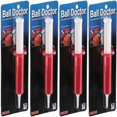 Unique Sports Ball Doctor Seals Leaks and Punctures, 1 oz Syringe (Pack of 4)