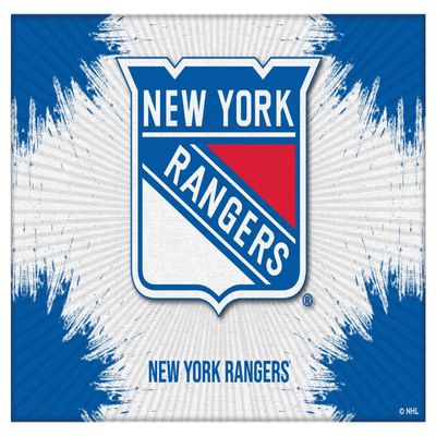 New York Rangers 24" x 32" Officially Licensed Logo Canvas by the Holland Bar Stool Co.