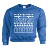 ALLNTRENDS Adult Crewneck 'Merica Ugly Christmas Sweater Love USA Holiday (M, Royal Blue) view 1