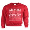 ALLNTRENDS Adult Crewneck 'Merica Ugly Christmas Sweater Love USA Holiday (L, Red) view 1