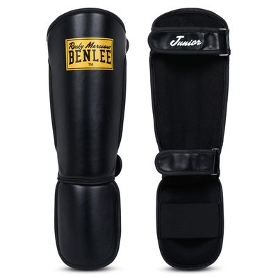 BENLEE Rocky Marciano Unisex Youth Guardian Junior Instep Shin Guards, Black