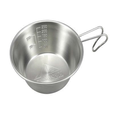 Captain Stag UH-17 Captain Stag Camp Out Stainless Steel Sierra Cup, 10.8 fl oz (320 ml)