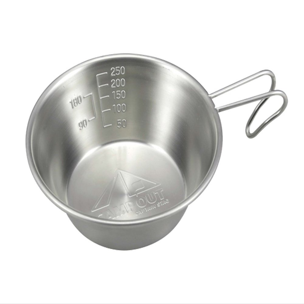 Captain Stag UH-17 Captain Stag Camp Out Stainless Steel Sierra Cup, 10.8 fl oz (320 ml)