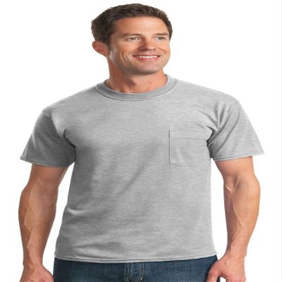 Jerzees Mens DRI-POWER Active Short Sleeve Pocket Crew T-Shirt, JZ29MPR, 4X