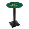 Holland Bar Stool Co. L217-36" Black Wrinkle Vermont Pub Table with 36" Dia. top view 1