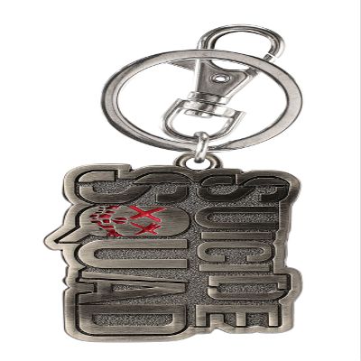 DC Comics Suicide Squad Logo Pewter Key Ring