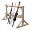 17-Place Freestanding Log Ski Rack Holder, Indoor & Outdoor Snowboard Racks, Standing Storage, Garage Racks for Snow Skis, Durable Snowboard Rack Garage Storage Organizer - Unfinished