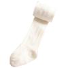 Ding-dong Baby Kid Girl Cotton Tights(Style 2, White,2-4T) view 1